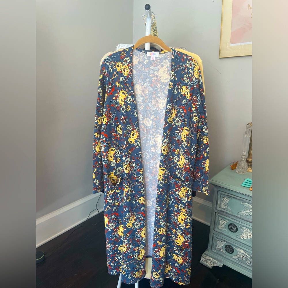 LuLaRoe Floral Duster Sz M
